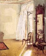 Adolph von Menzel The French Window oil